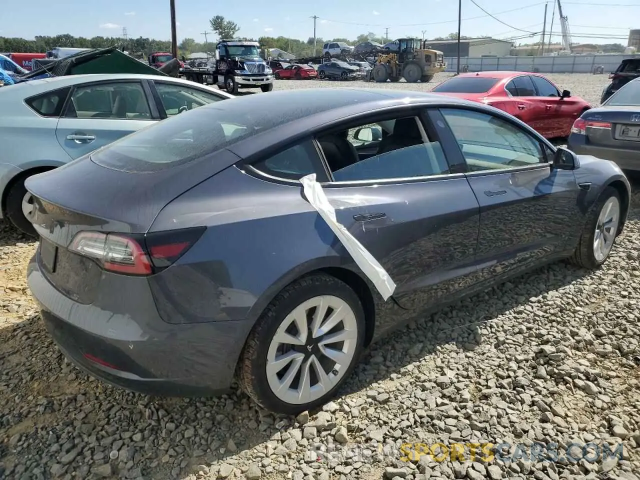 3 Photograph of a damaged car 5YJ3E1EA9NF130342 TESLA MODEL 3 2022