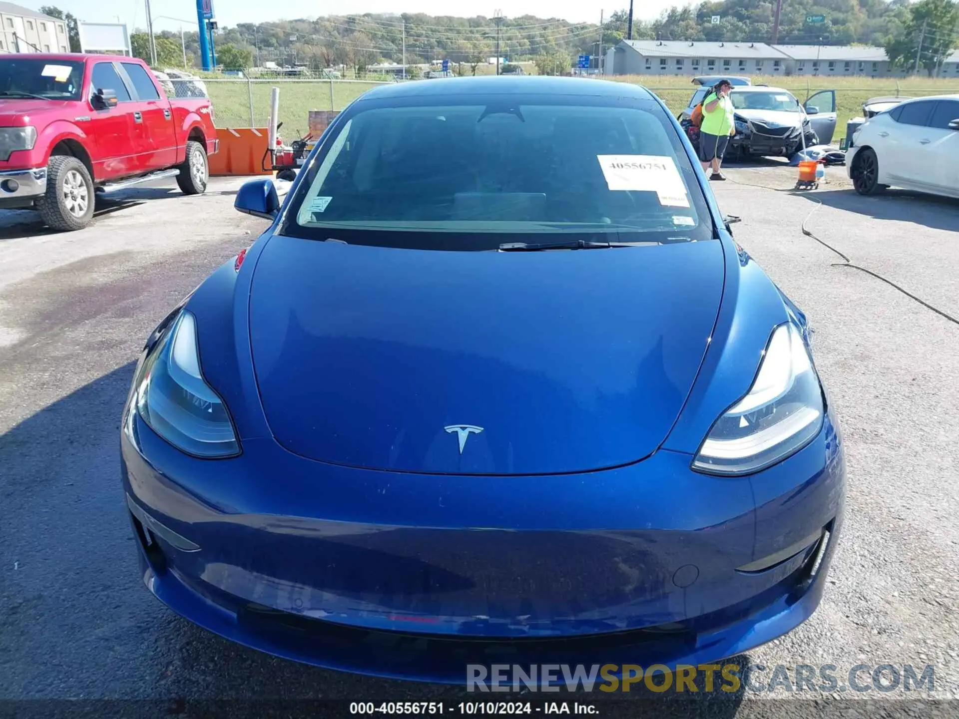 12 Photograph of a damaged car 5YJ3E1EA9NF185227 TESLA MODEL 3 2022