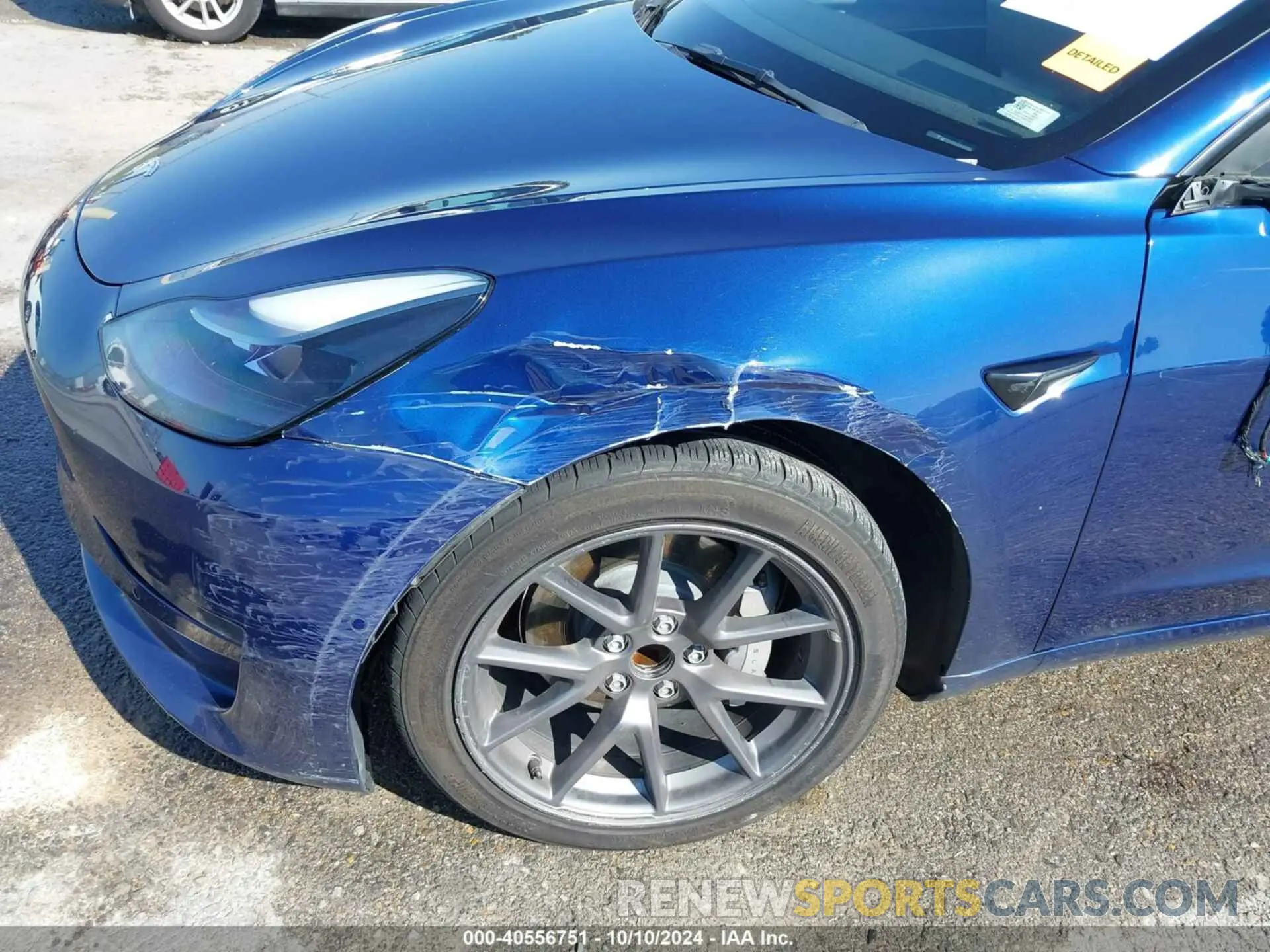 6 Photograph of a damaged car 5YJ3E1EA9NF185227 TESLA MODEL 3 2022