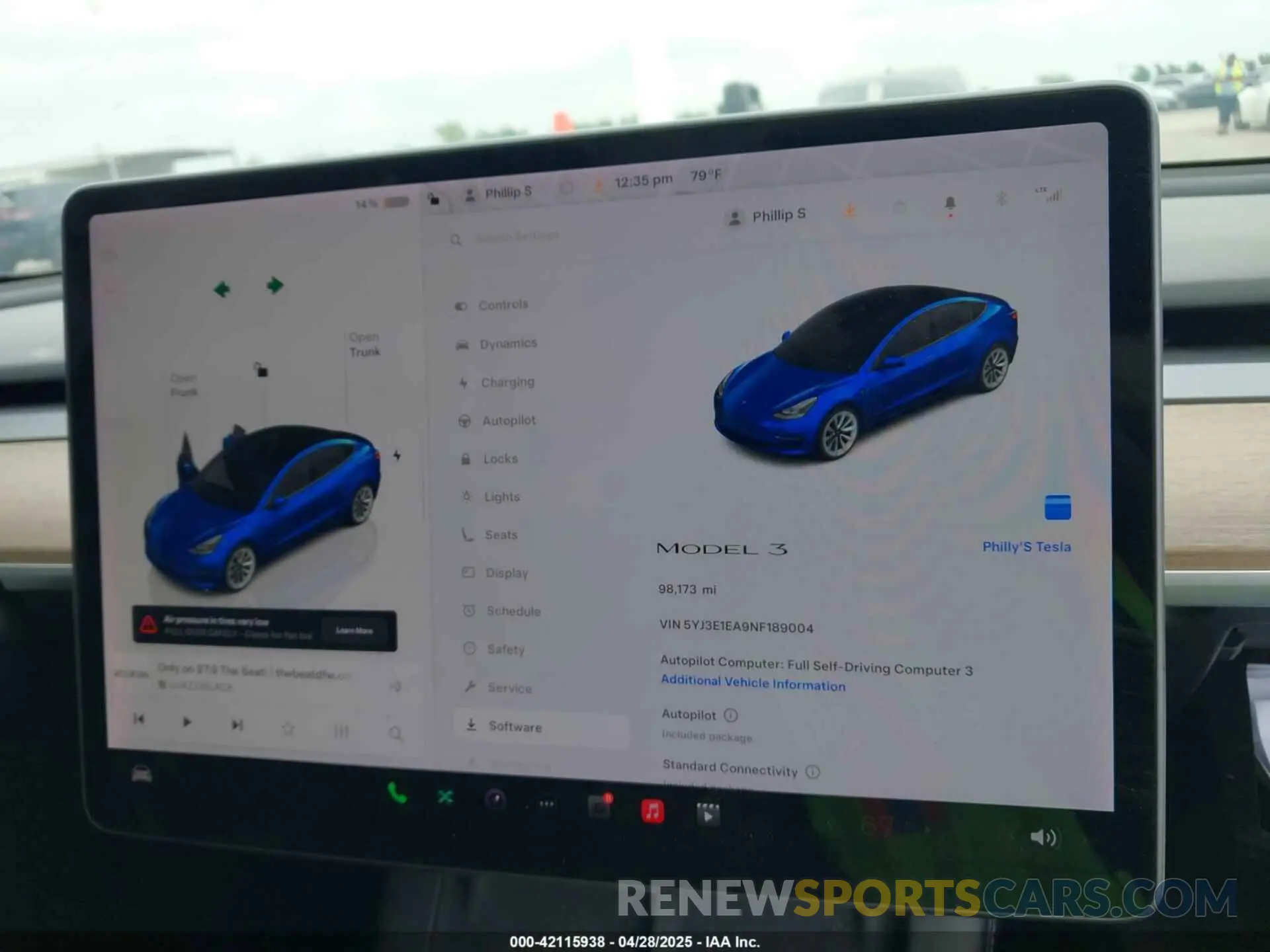 7 Photograph of a damaged car 5YJ3E1EA9NF189004 TESLA MODEL 3 2022