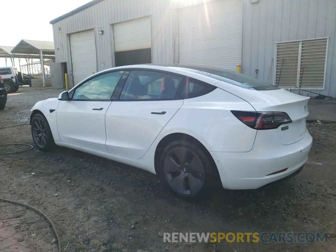 2 Photograph of a damaged car 5YJ3E1EA9NF191254 TESLA MODEL 3 2022