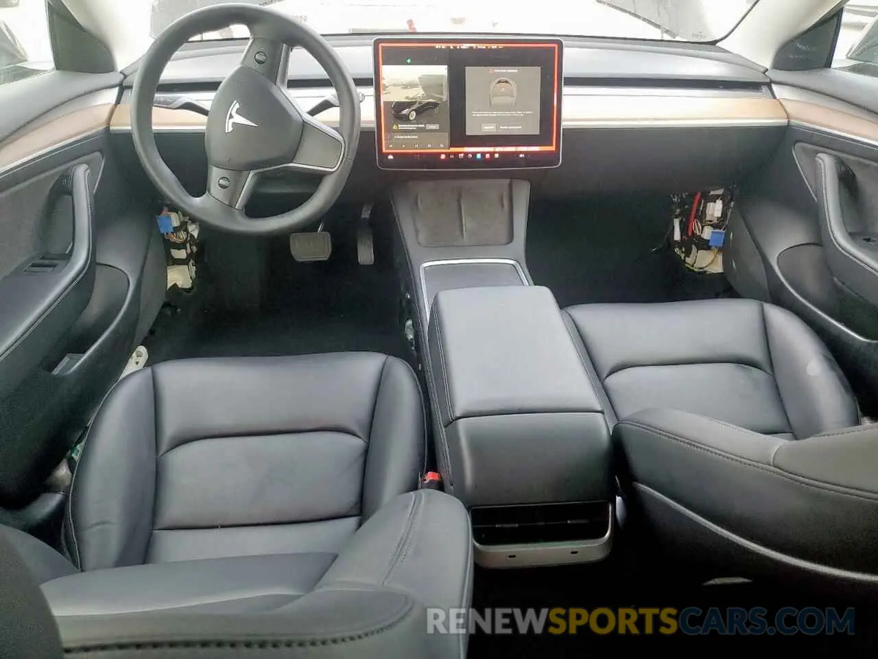 8 Photograph of a damaged car 5YJ3E1EA9NF201815 TESLA MODEL 3 2022