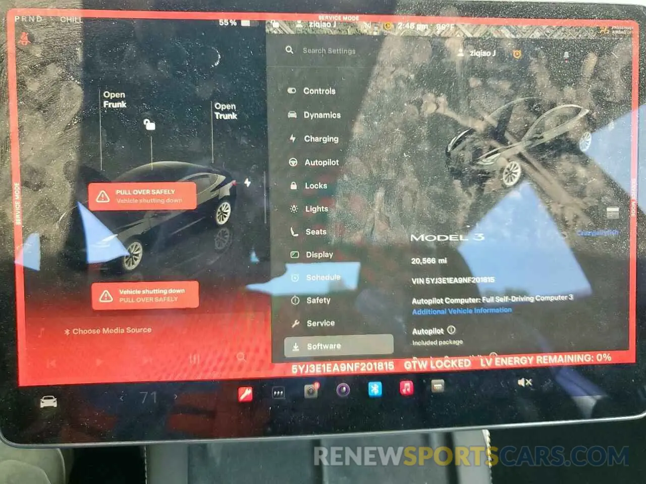 9 Photograph of a damaged car 5YJ3E1EA9NF201815 TESLA MODEL 3 2022