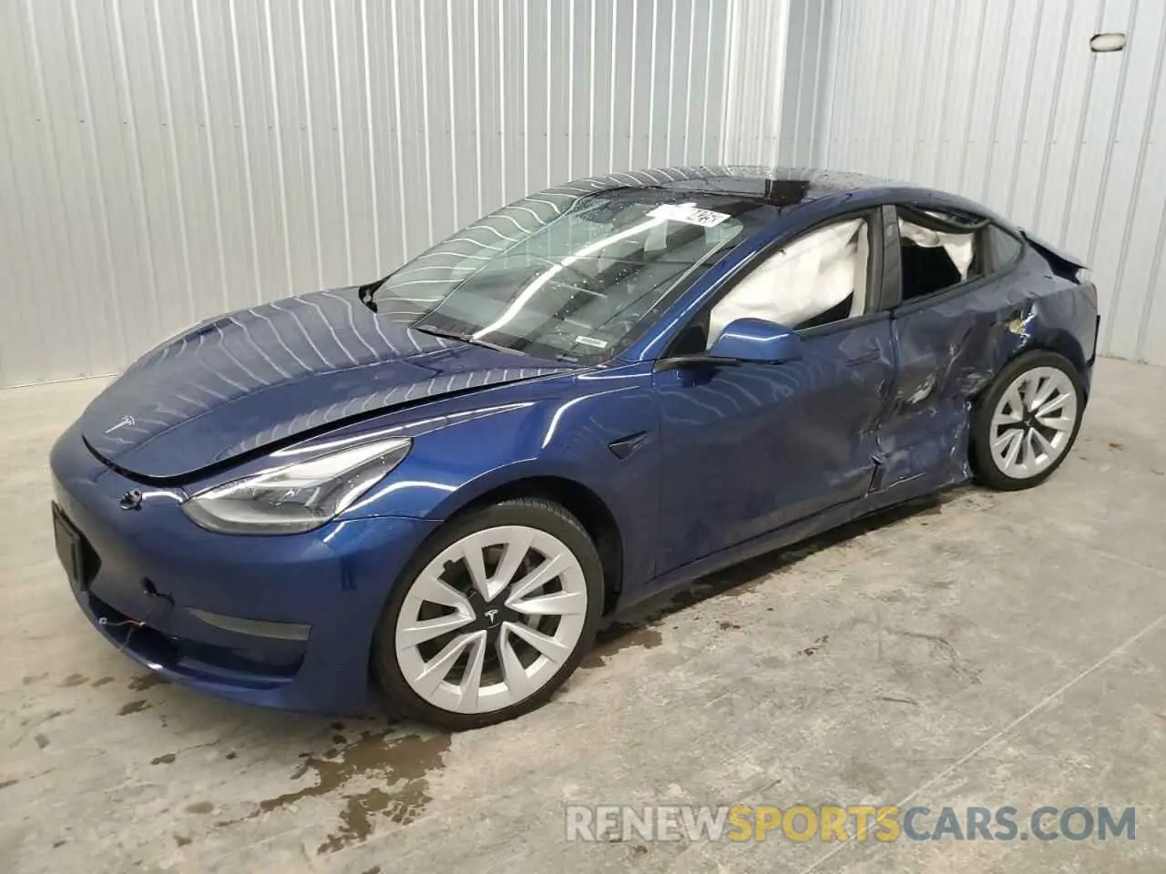 1 Photograph of a damaged car 5YJ3E1EA9NF286476 TESLA MODEL 3 2022