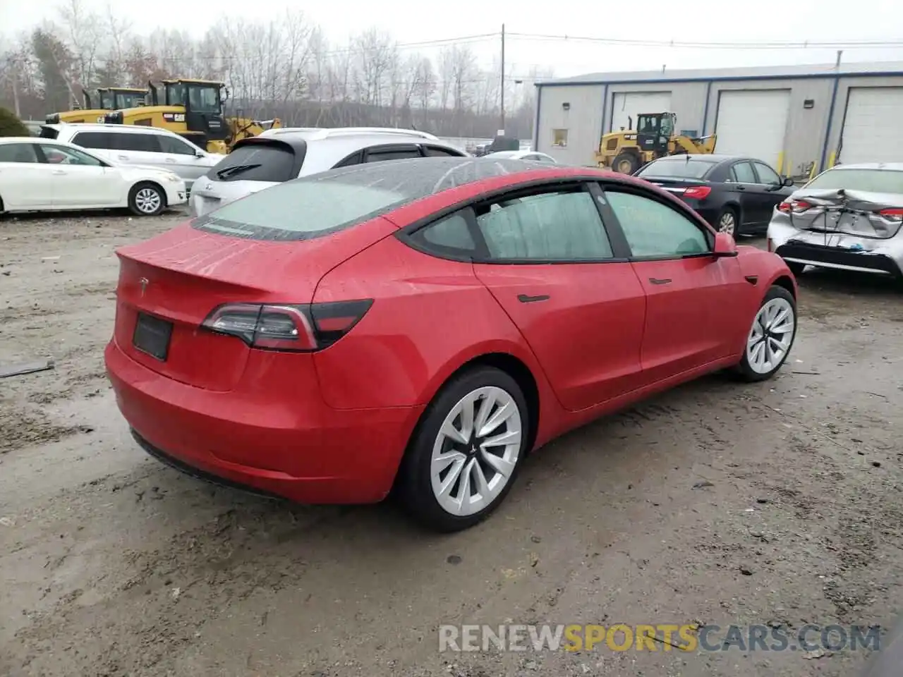 3 Photograph of a damaged car 5YJ3E1EA9NF288745 TESLA MODEL 3 2022