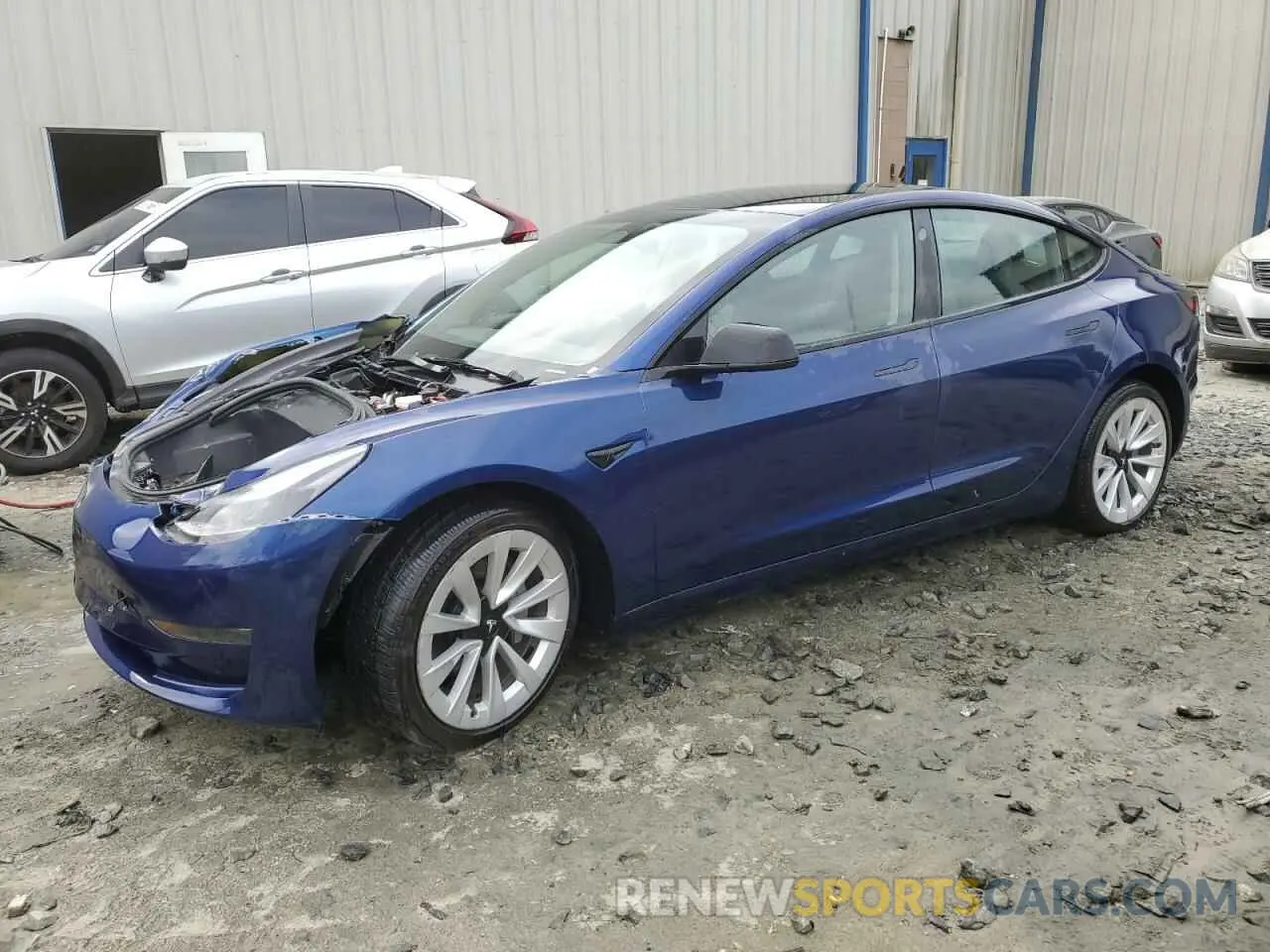1 Photograph of a damaged car 5YJ3E1EA9NF289524 TESLA MODEL 3 2022