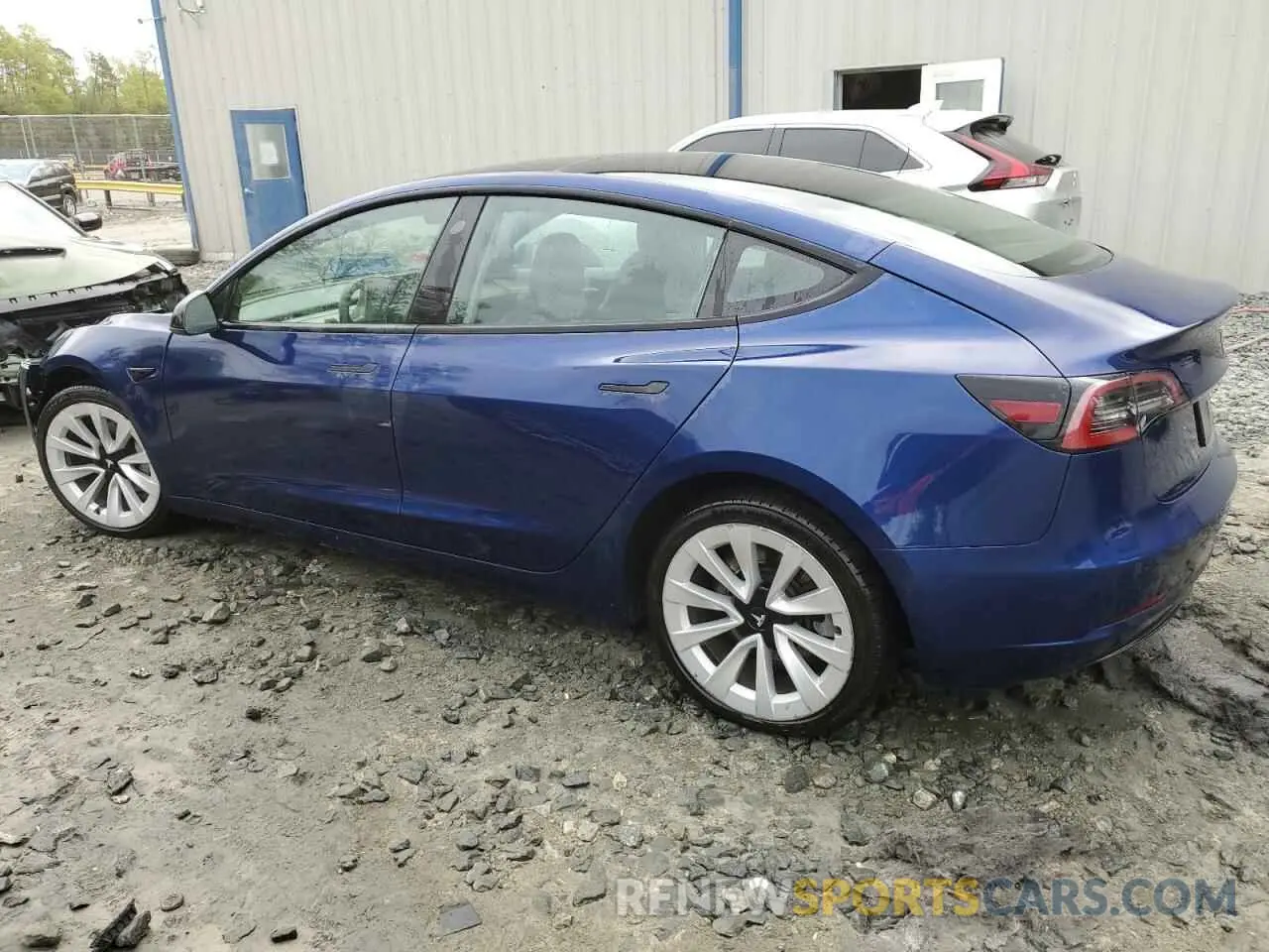 2 Photograph of a damaged car 5YJ3E1EA9NF289524 TESLA MODEL 3 2022
