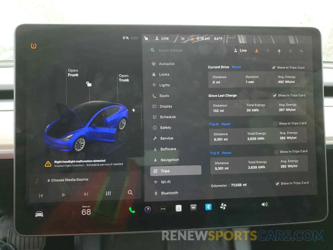 9 Photograph of a damaged car 5YJ3E1EA9NF289524 TESLA MODEL 3 2022