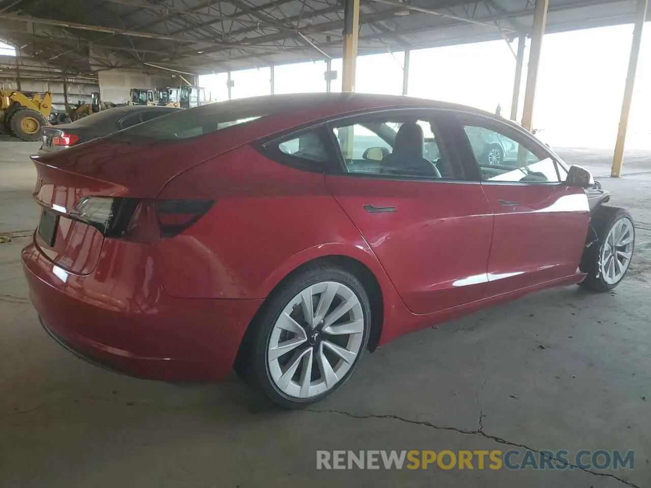 3 Photograph of a damaged car 5YJ3E1EA9NF289586 TESLA MODEL 3 2022