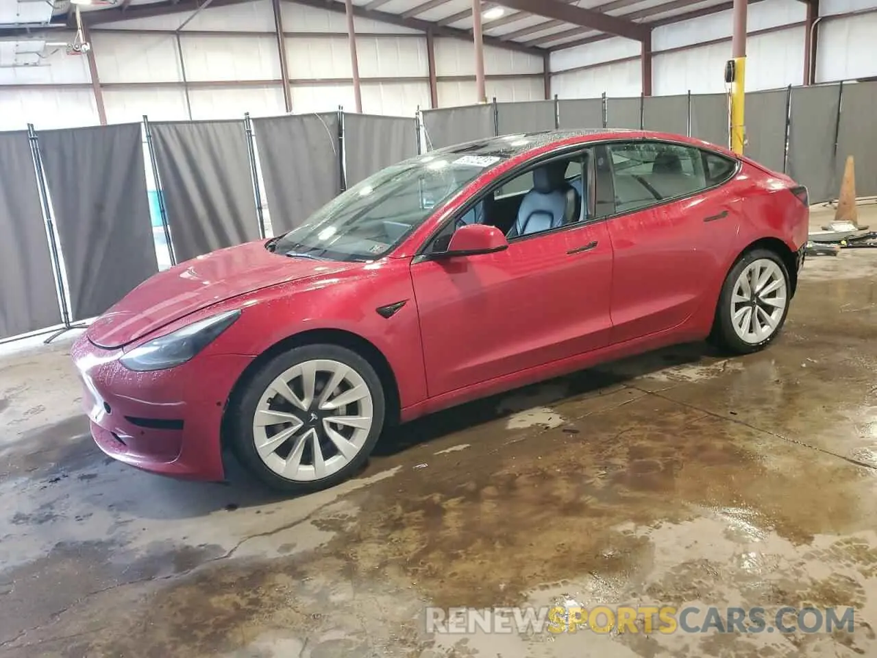 1 Photograph of a damaged car 5YJ3E1EA9NF290379 TESLA MODEL 3 2022