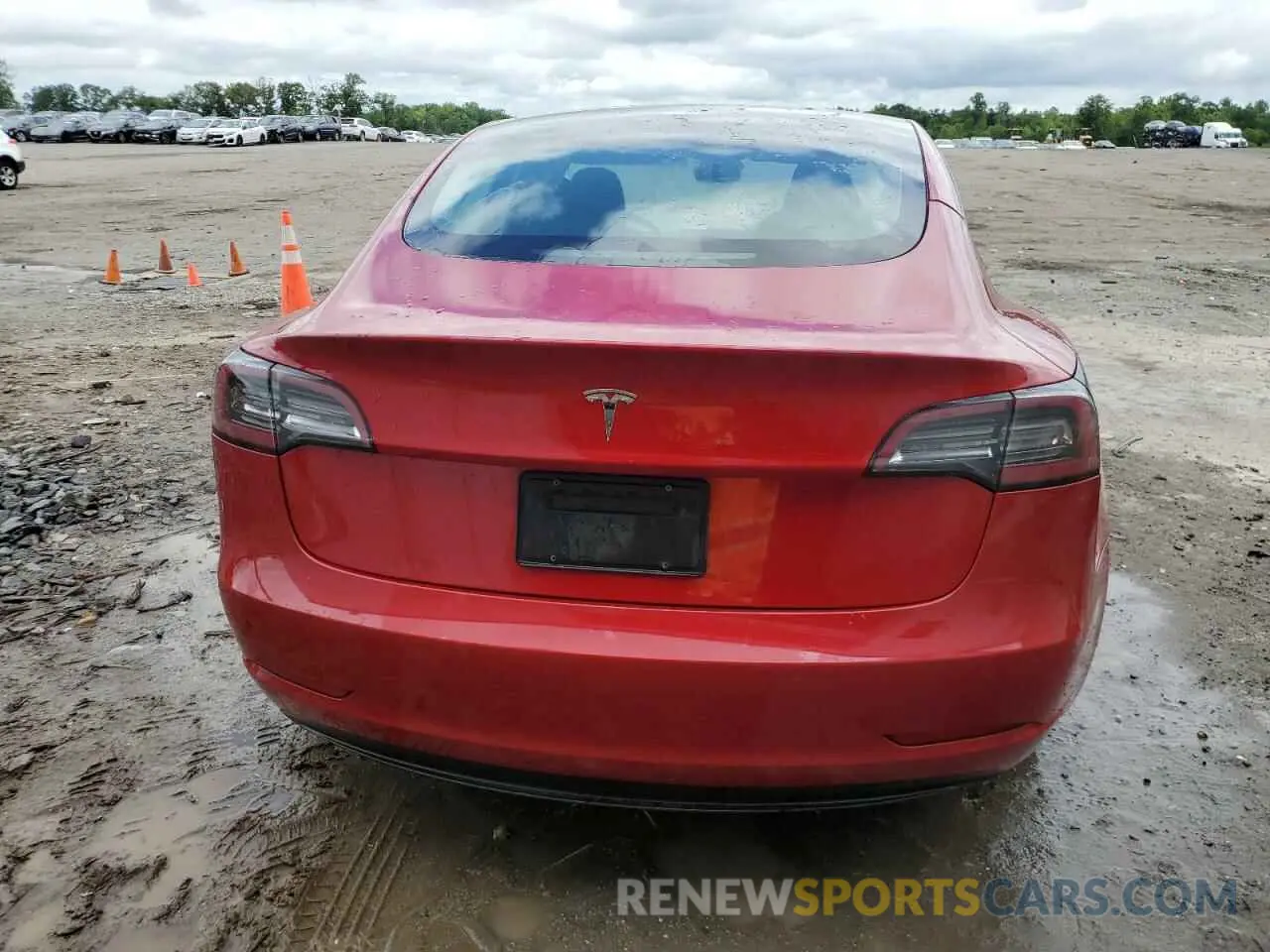 6 Photograph of a damaged car 5YJ3E1EA9NF291189 TESLA MODEL 3 2022