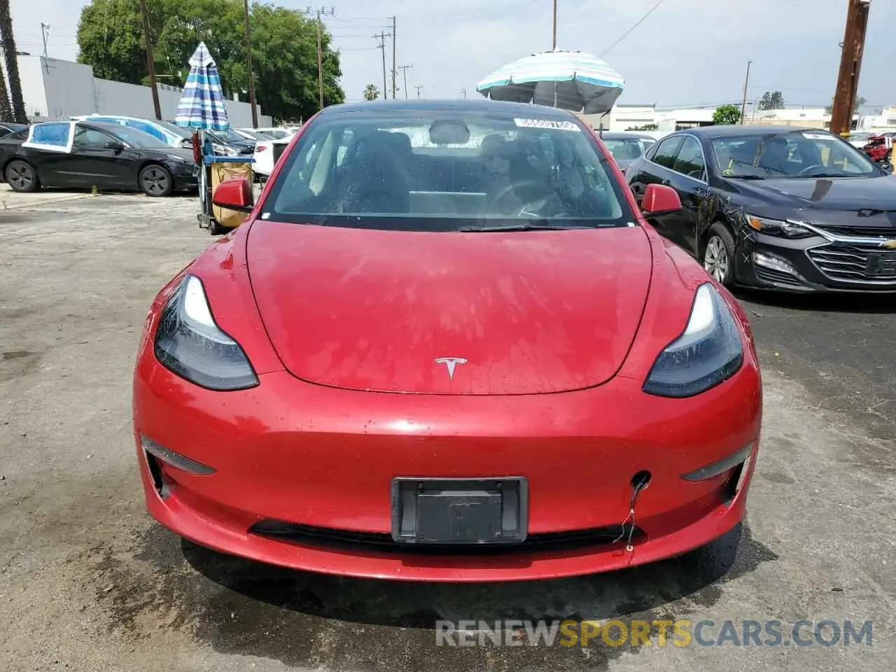 5 Photograph of a damaged car 5YJ3E1EA9NF304409 TESLA MODEL 3 2022