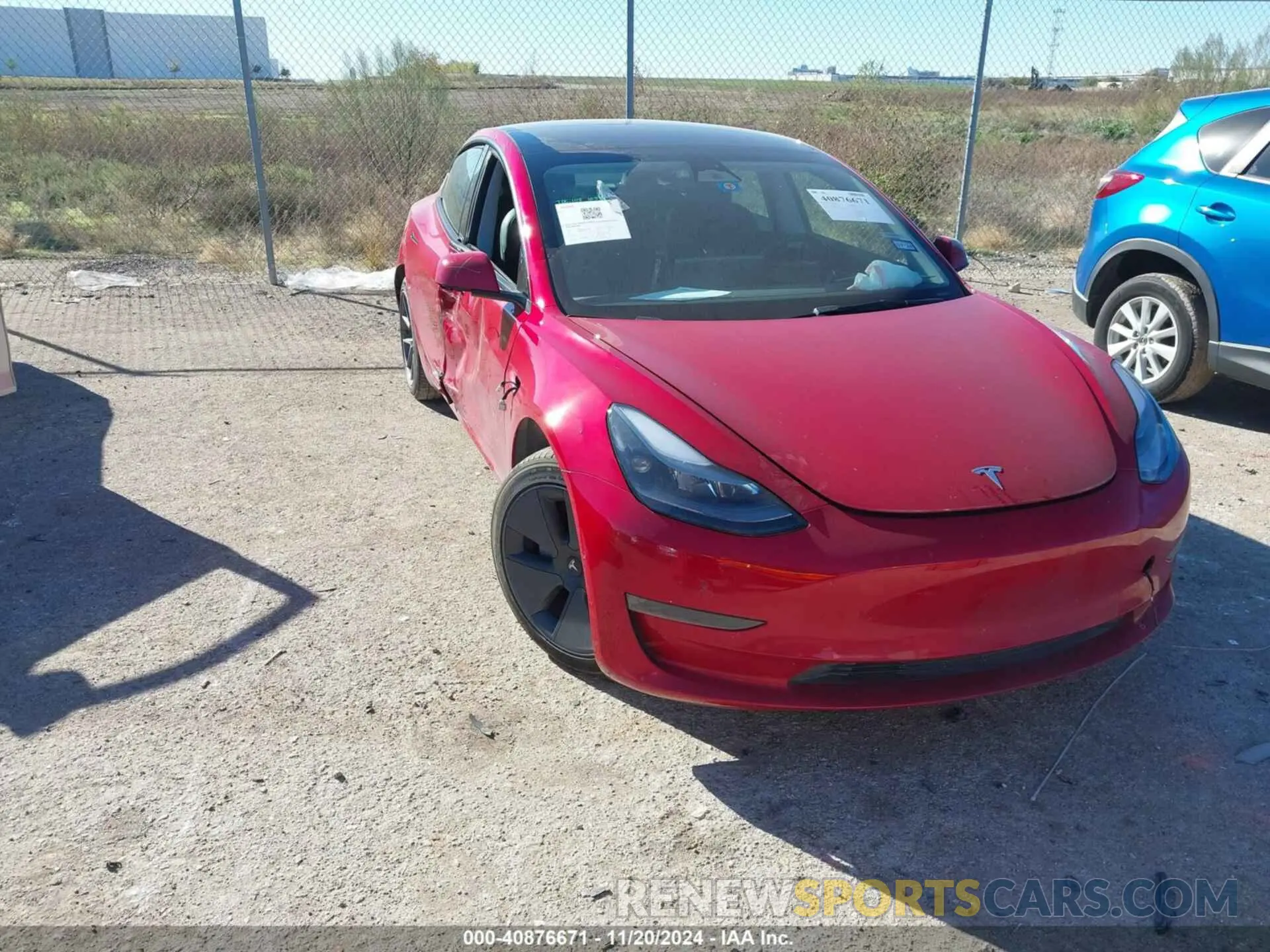 1 Photograph of a damaged car 5YJ3E1EA9NF311179 TESLA MODEL 3 2022