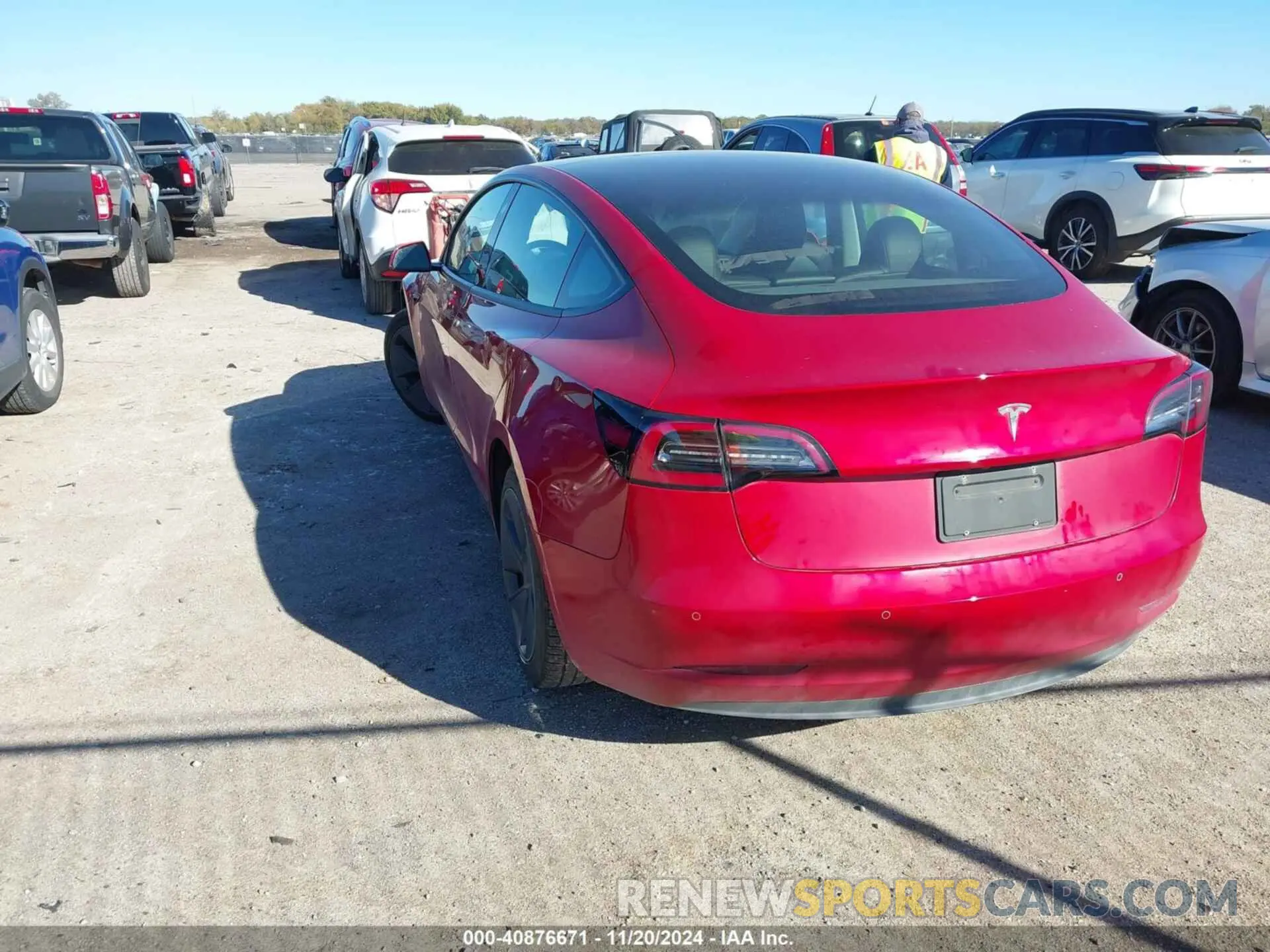 3 Photograph of a damaged car 5YJ3E1EA9NF311179 TESLA MODEL 3 2022