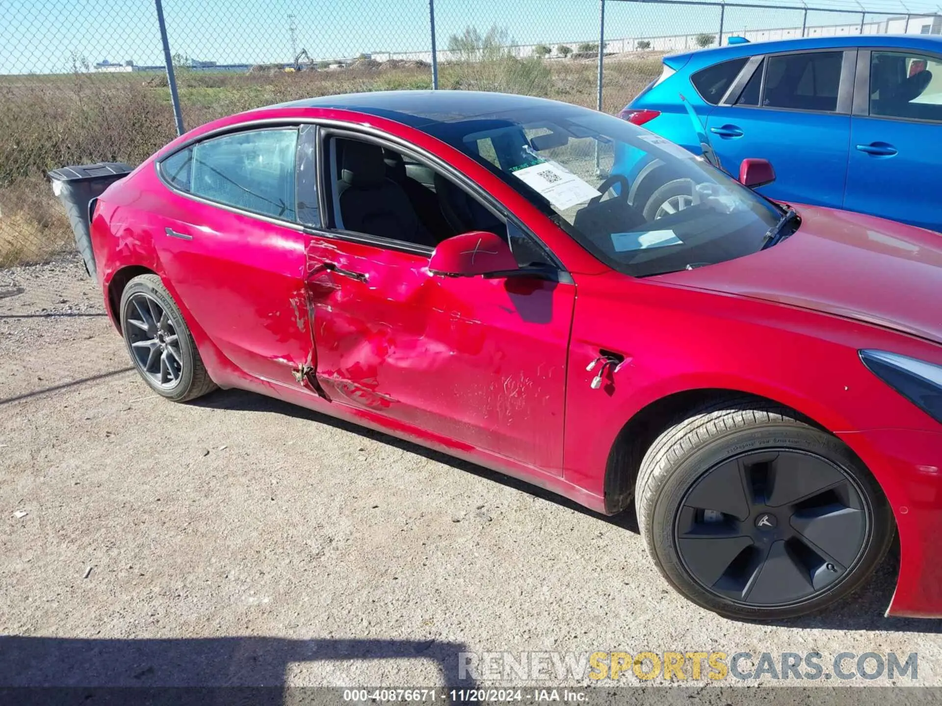 6 Photograph of a damaged car 5YJ3E1EA9NF311179 TESLA MODEL 3 2022