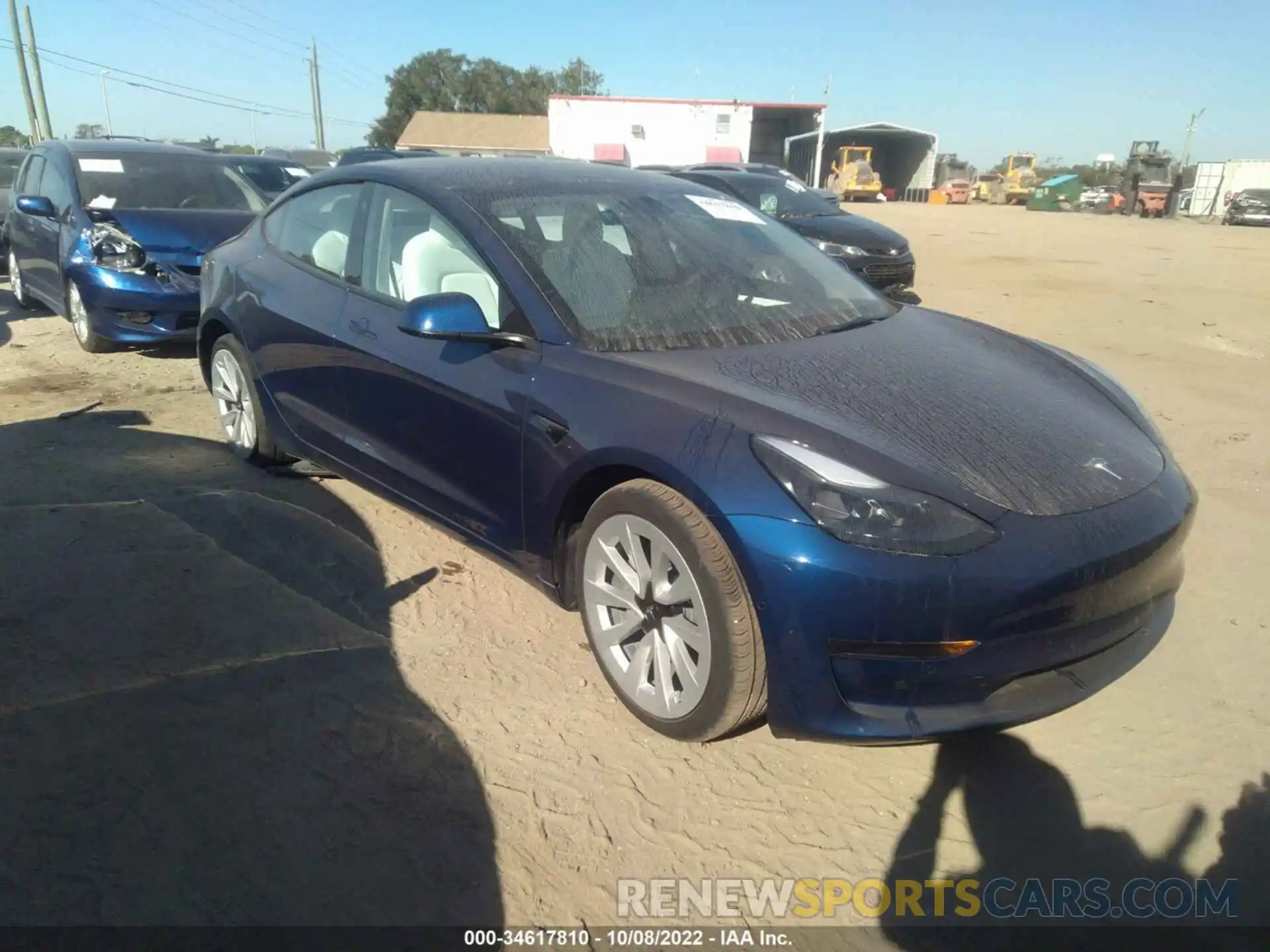 1 Photograph of a damaged car 5YJ3E1EA9NF312607 TESLA MODEL 3 2022