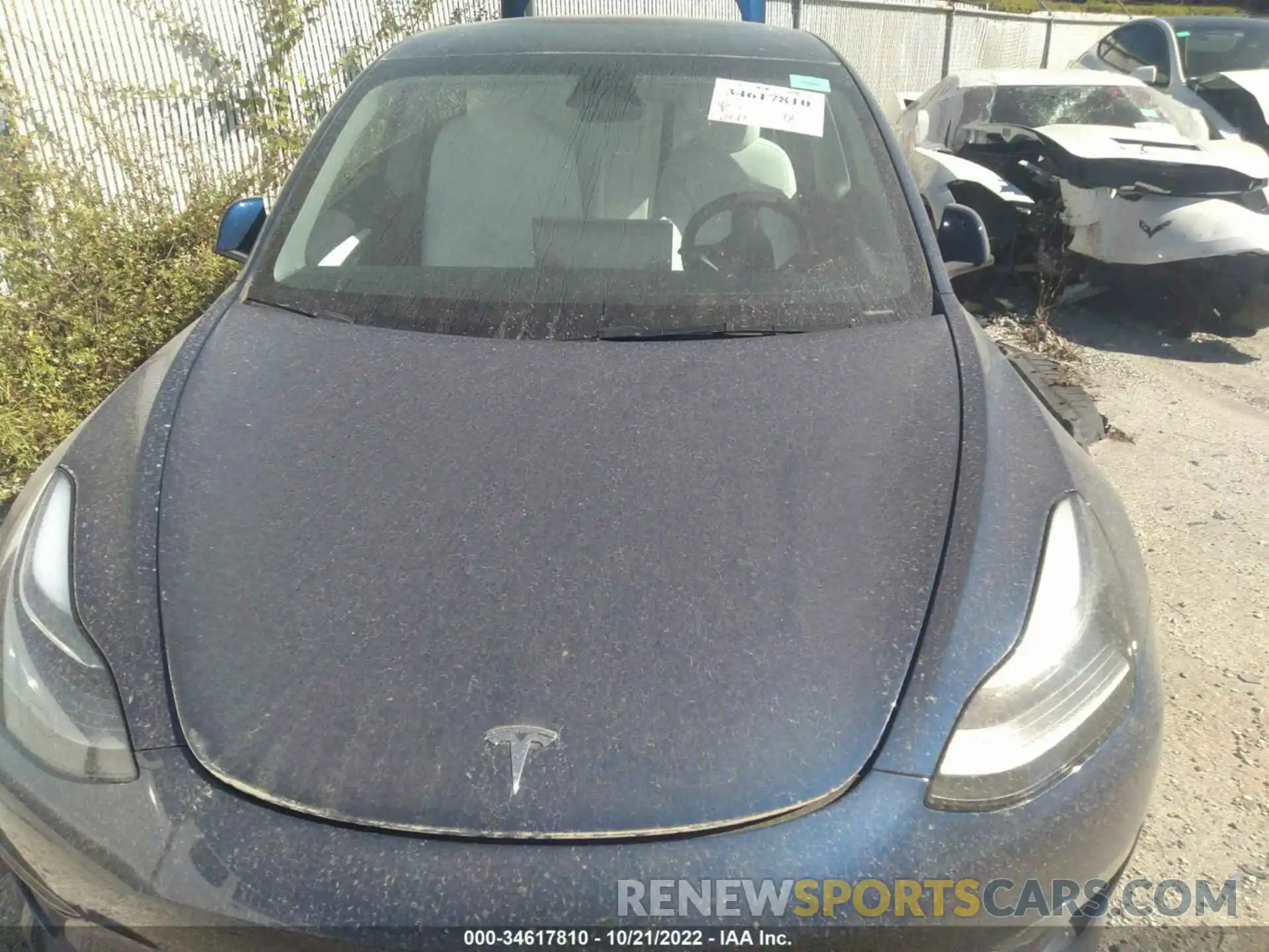 10 Photograph of a damaged car 5YJ3E1EA9NF312607 TESLA MODEL 3 2022