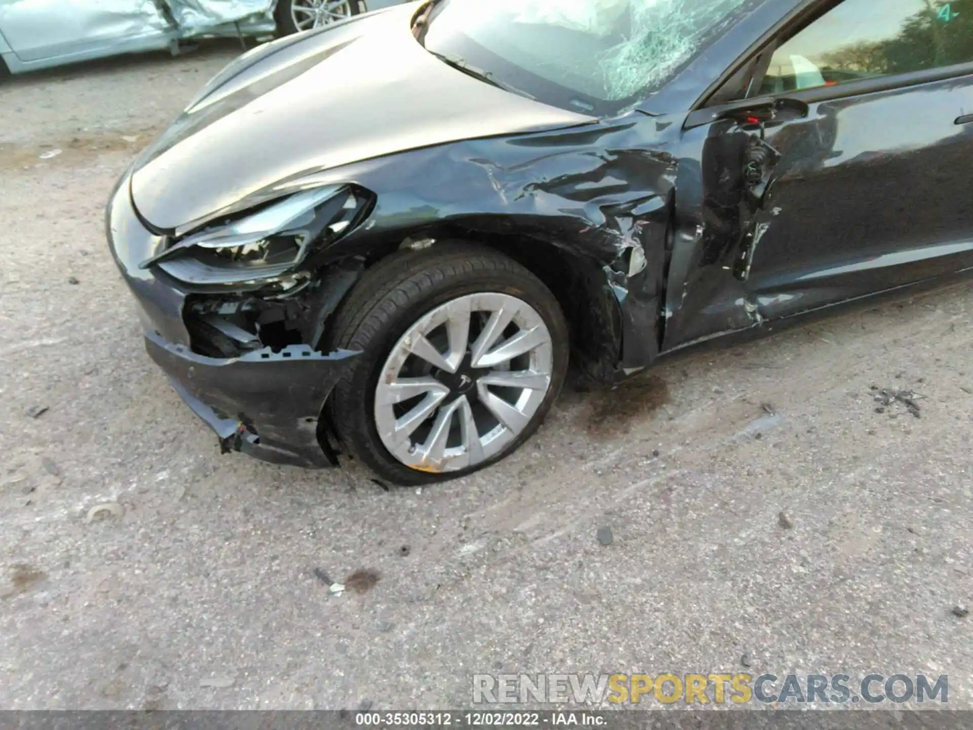 6 Photograph of a damaged car 5YJ3E1EA9NF325437 TESLA MODEL 3 2022