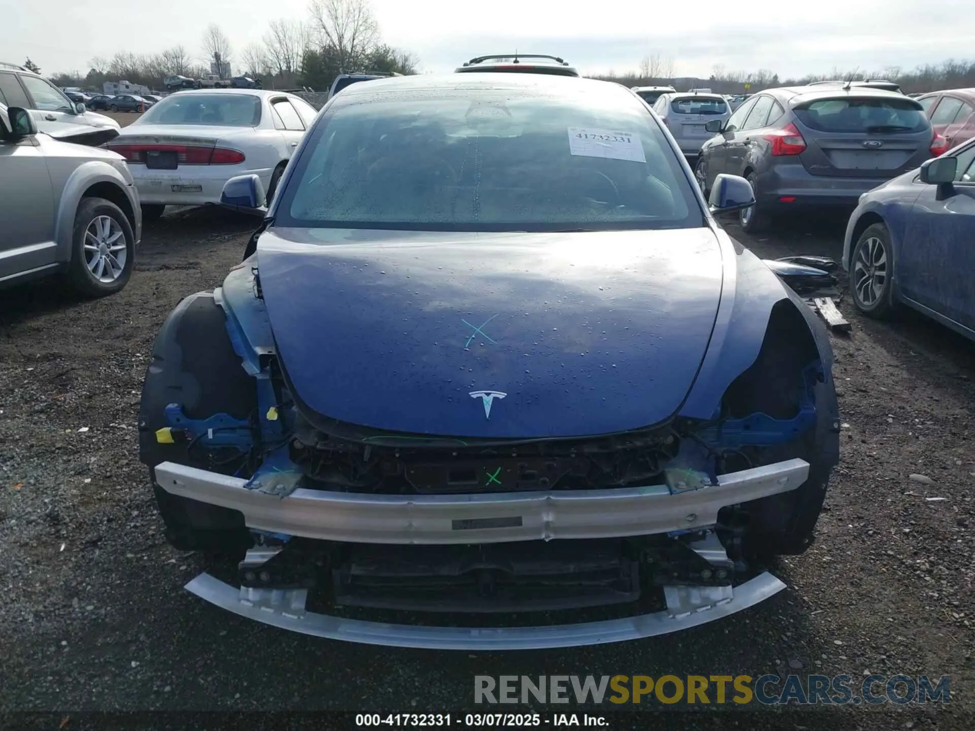 13 Photograph of a damaged car 5YJ3E1EA9NF345915 TESLA MODEL 3 2022