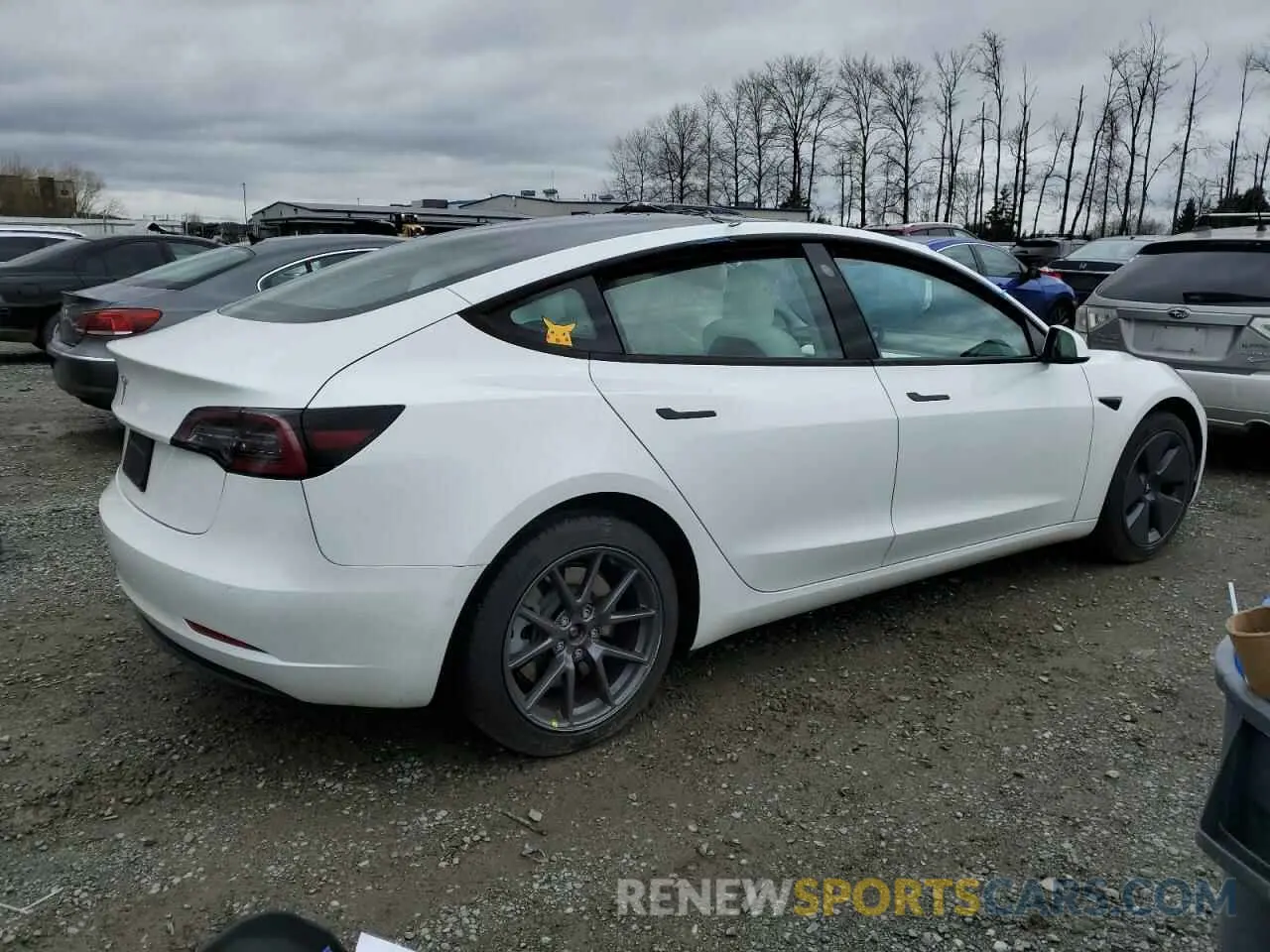 3 Photograph of a damaged car 5YJ3E1EA9NF360138 TESLA MODEL 3 2022
