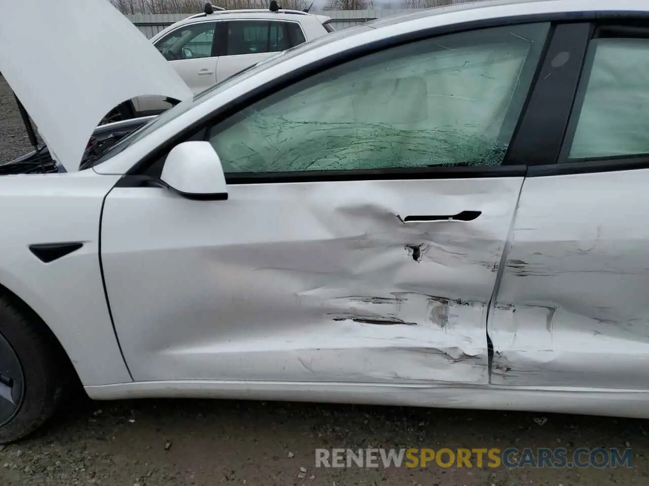 7 Photograph of a damaged car 5YJ3E1EA9NF360138 TESLA MODEL 3 2022