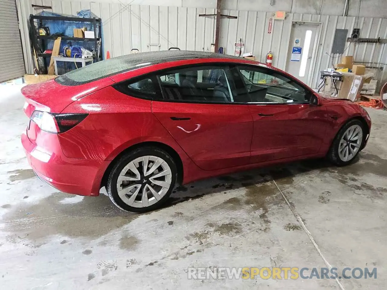 3 Photograph of a damaged car 5YJ3E1EA9NF368885 TESLA MODEL 3 2022
