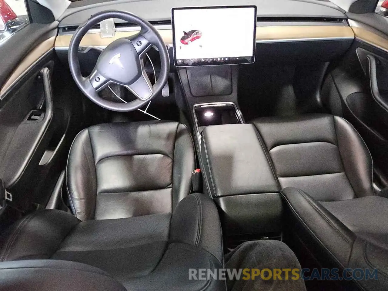 8 Photograph of a damaged car 5YJ3E1EA9NF368885 TESLA MODEL 3 2022