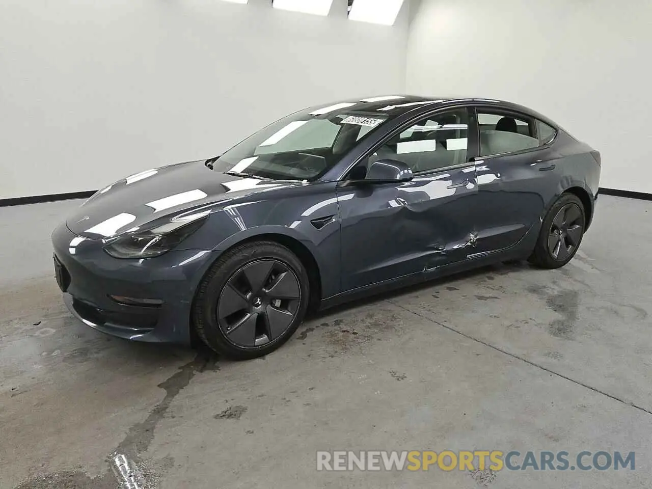 1 Photograph of a damaged car 5YJ3E1EA9NF369387 TESLA MODEL 3 2022