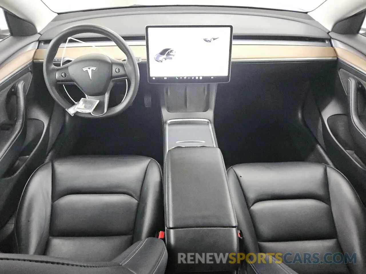 8 Photograph of a damaged car 5YJ3E1EA9NF369387 TESLA MODEL 3 2022