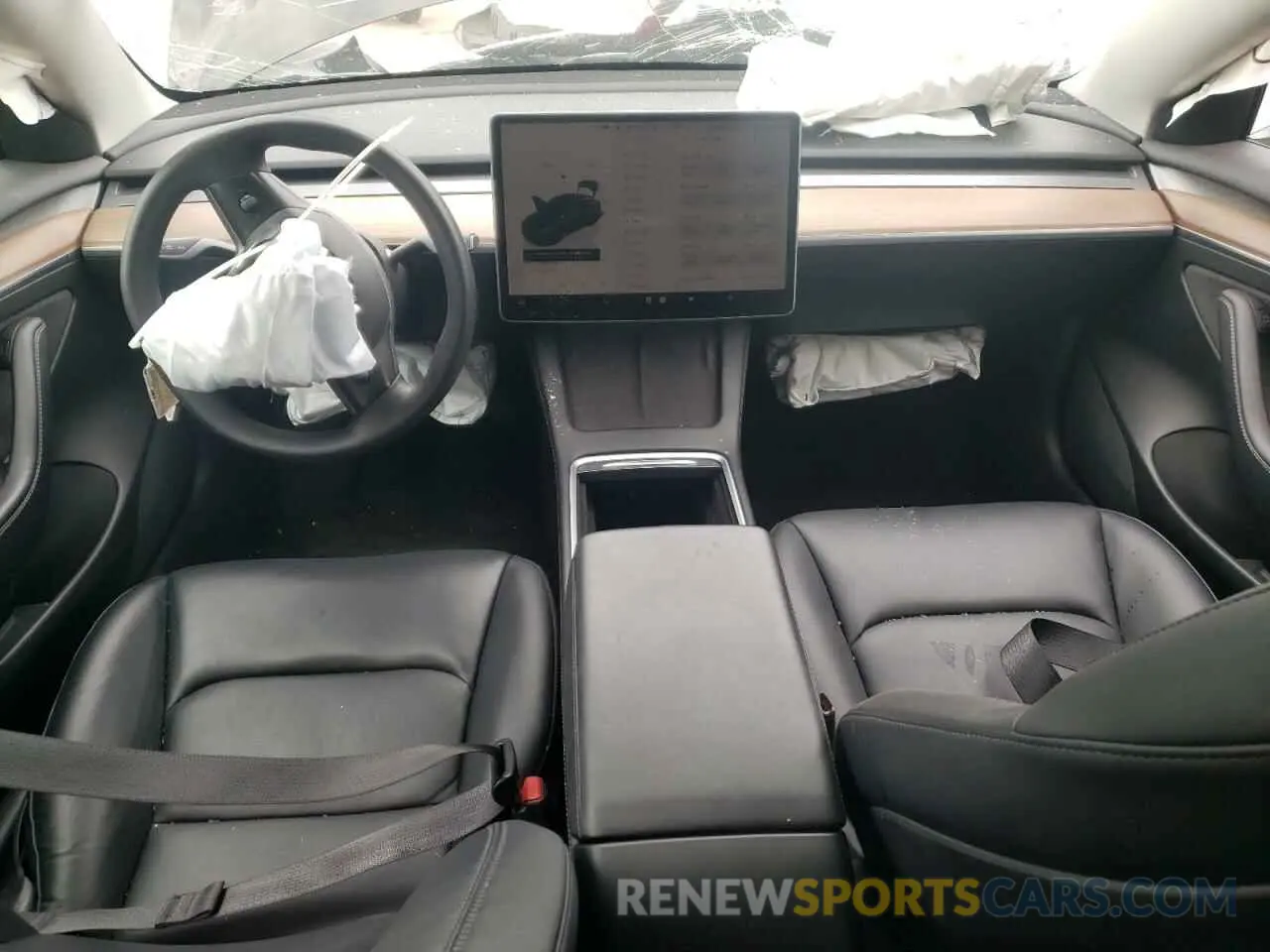 8 Photograph of a damaged car 5YJ3E1EA9NF371172 TESLA MODEL 3 2022