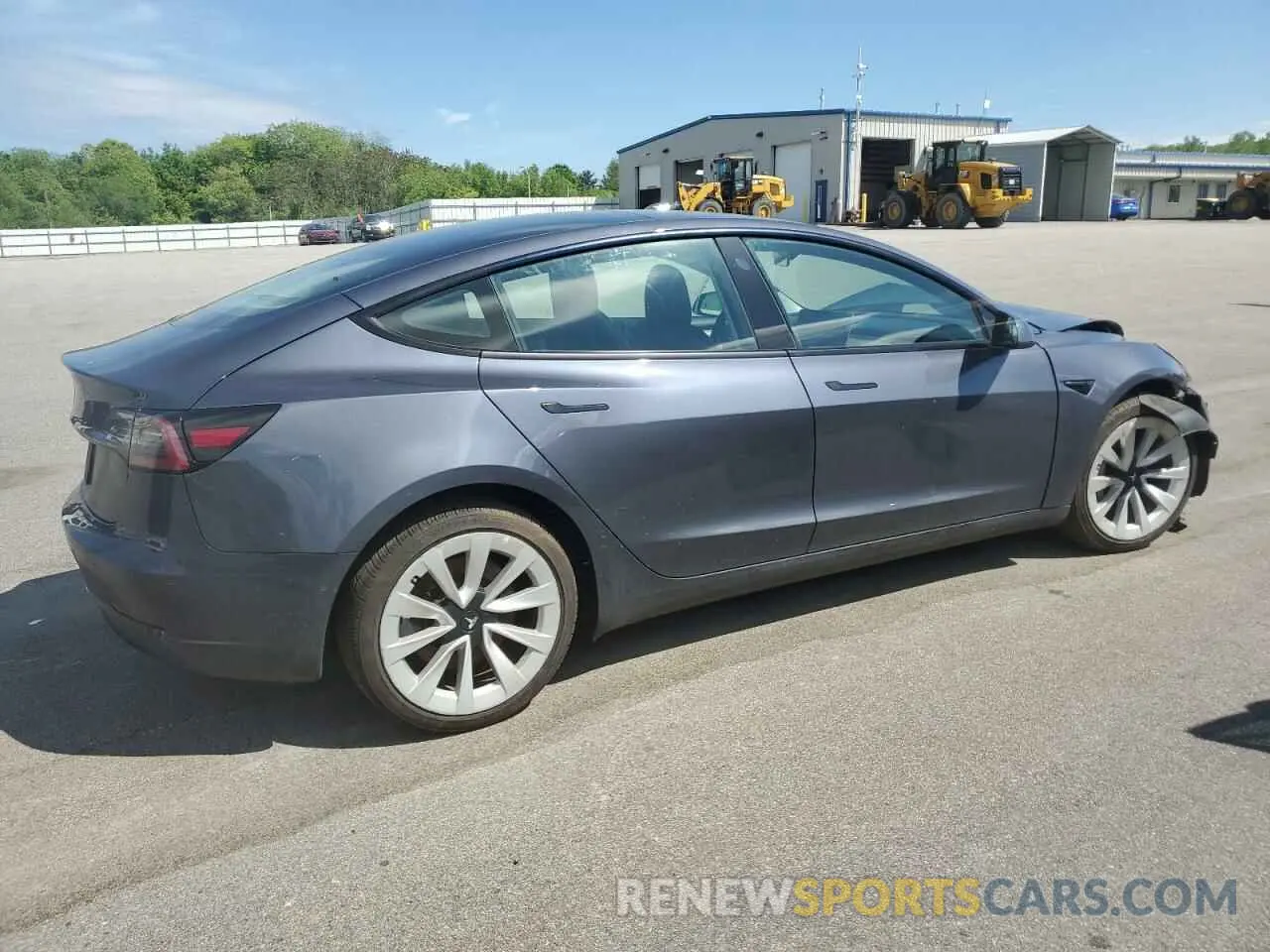 3 Photograph of a damaged car 5YJ3E1EA9NF371236 TESLA MODEL 3 2022