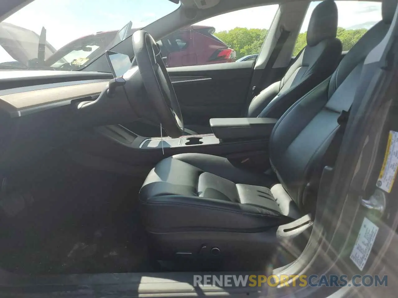 7 Photograph of a damaged car 5YJ3E1EA9NF371236 TESLA MODEL 3 2022