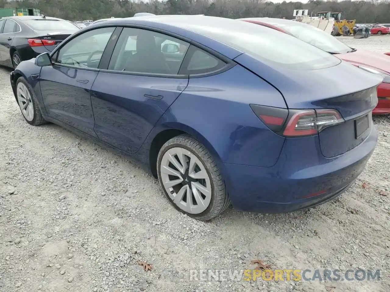 2 Photograph of a damaged car 5YJ3E1EA9NF372273 TESLA MODEL 3 2022