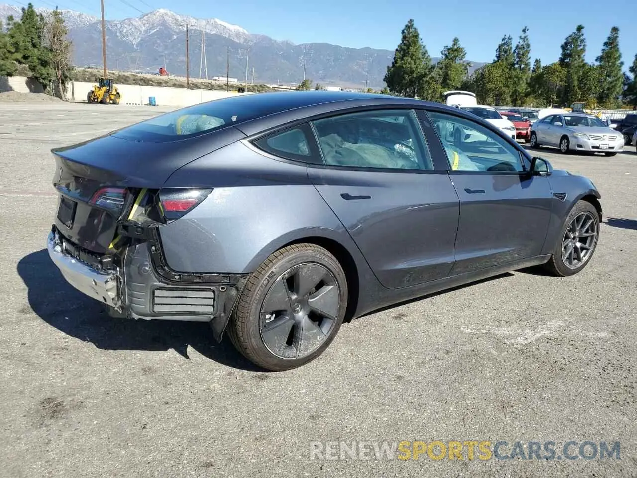 3 Photograph of a damaged car 5YJ3E1EA9NF373276 TESLA MODEL 3 2022