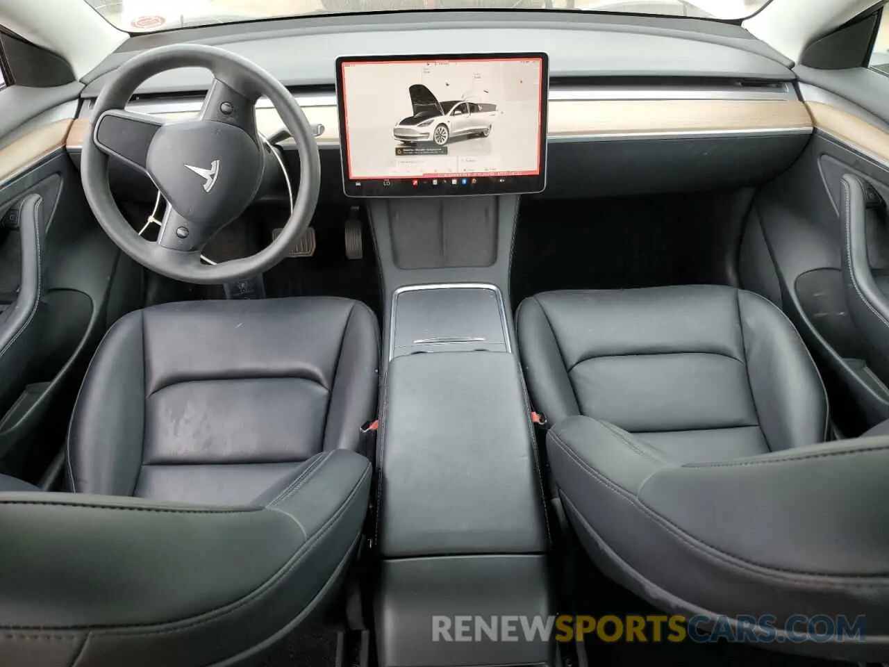 8 Photograph of a damaged car 5YJ3E1EA9NF376419 TESLA MODEL 3 2022