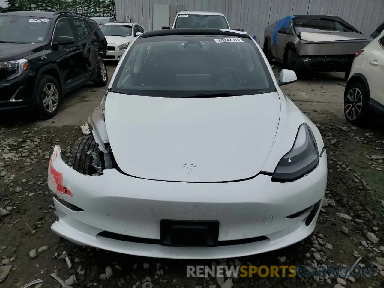 5 Photograph of a damaged car 5YJ3E1EAXNF114036 TESLA MODEL 3 2022