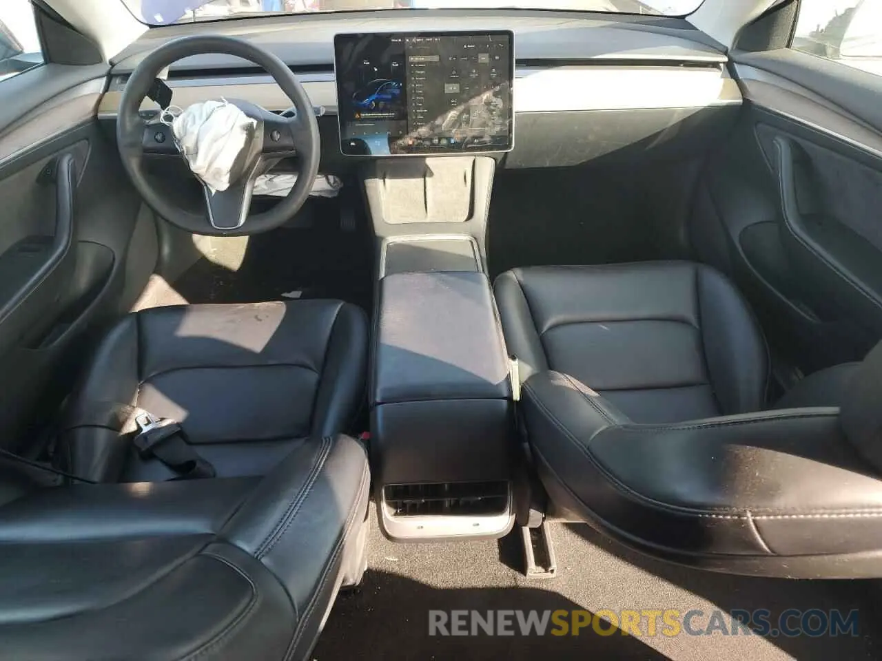 8 Photograph of a damaged car 5YJ3E1EAXNF142693 TESLA MODEL 3 2022