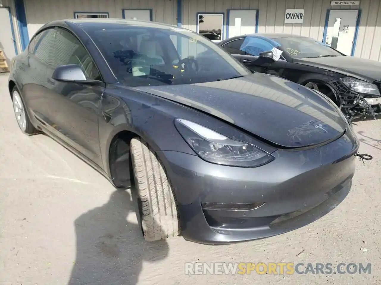 1 Photograph of a damaged car 5YJ3E1EAXNF155301 TESLA MODEL 3 2022