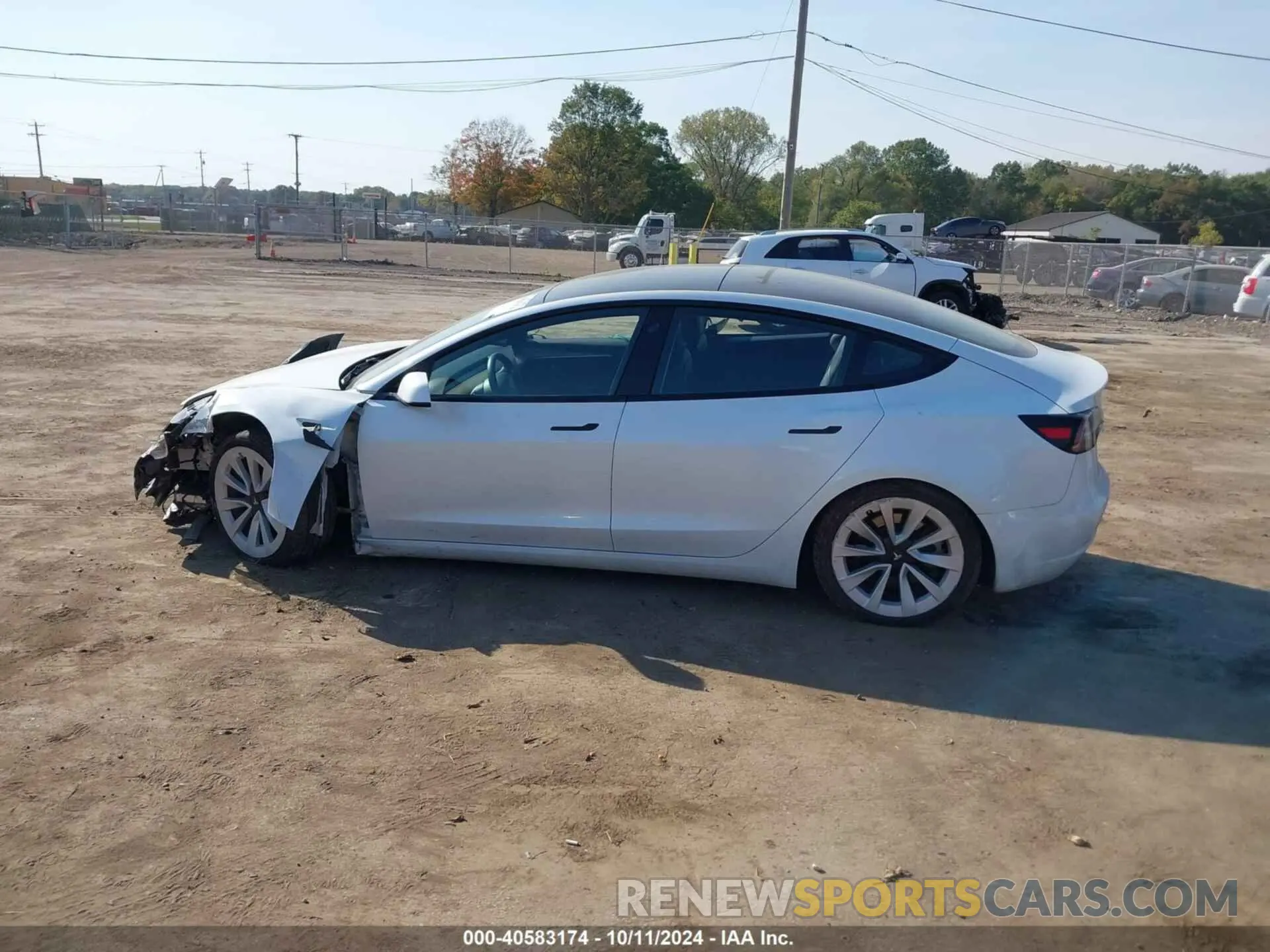 14 Photograph of a damaged car 5YJ3E1EAXNF185687 TESLA MODEL 3 2022