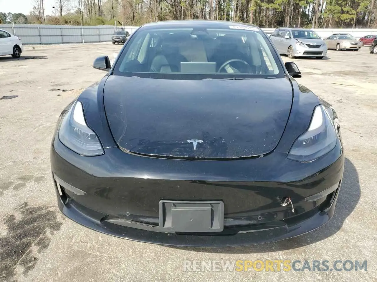 5 Photograph of a damaged car 5YJ3E1EAXNF185818 TESLA MODEL 3 2022
