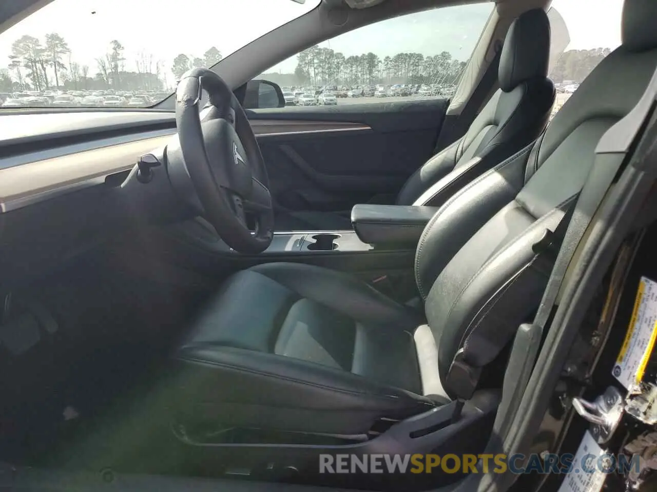 7 Photograph of a damaged car 5YJ3E1EAXNF185818 TESLA MODEL 3 2022