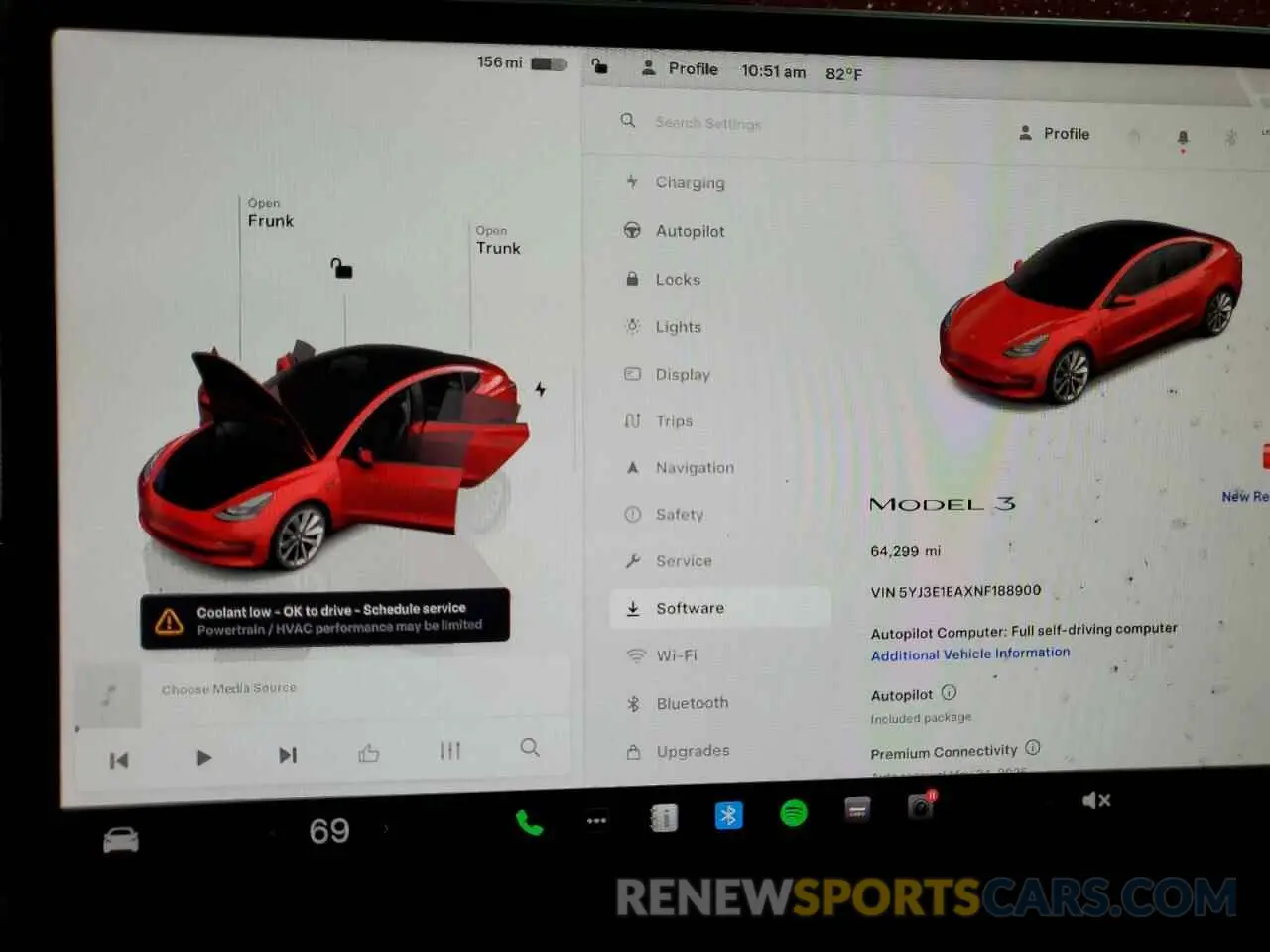9 Photograph of a damaged car 5YJ3E1EAXNF188900 TESLA MODEL 3 2022