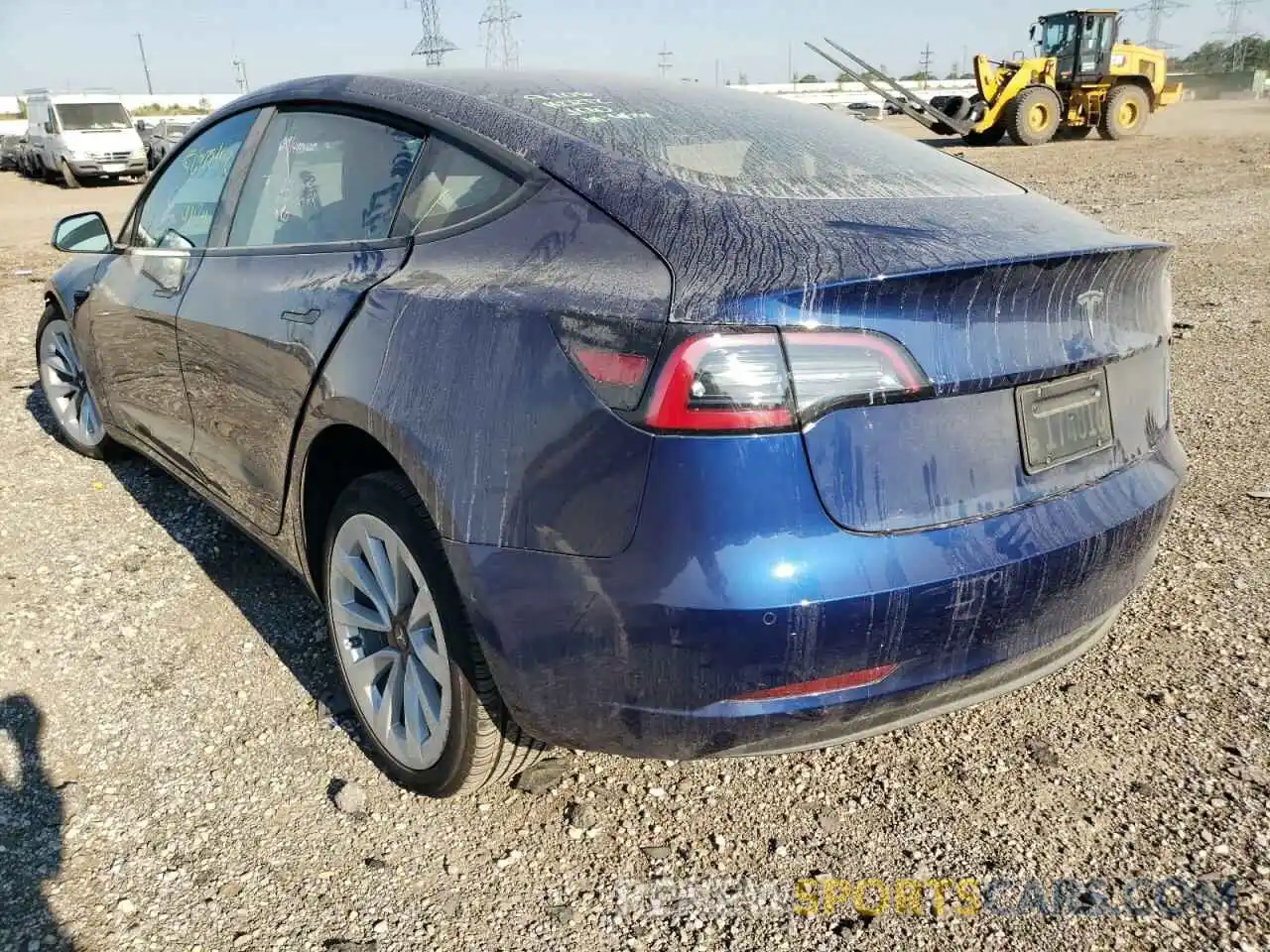 3 Photograph of a damaged car 5YJ3E1EAXNF188976 TESLA MODEL 3 2022