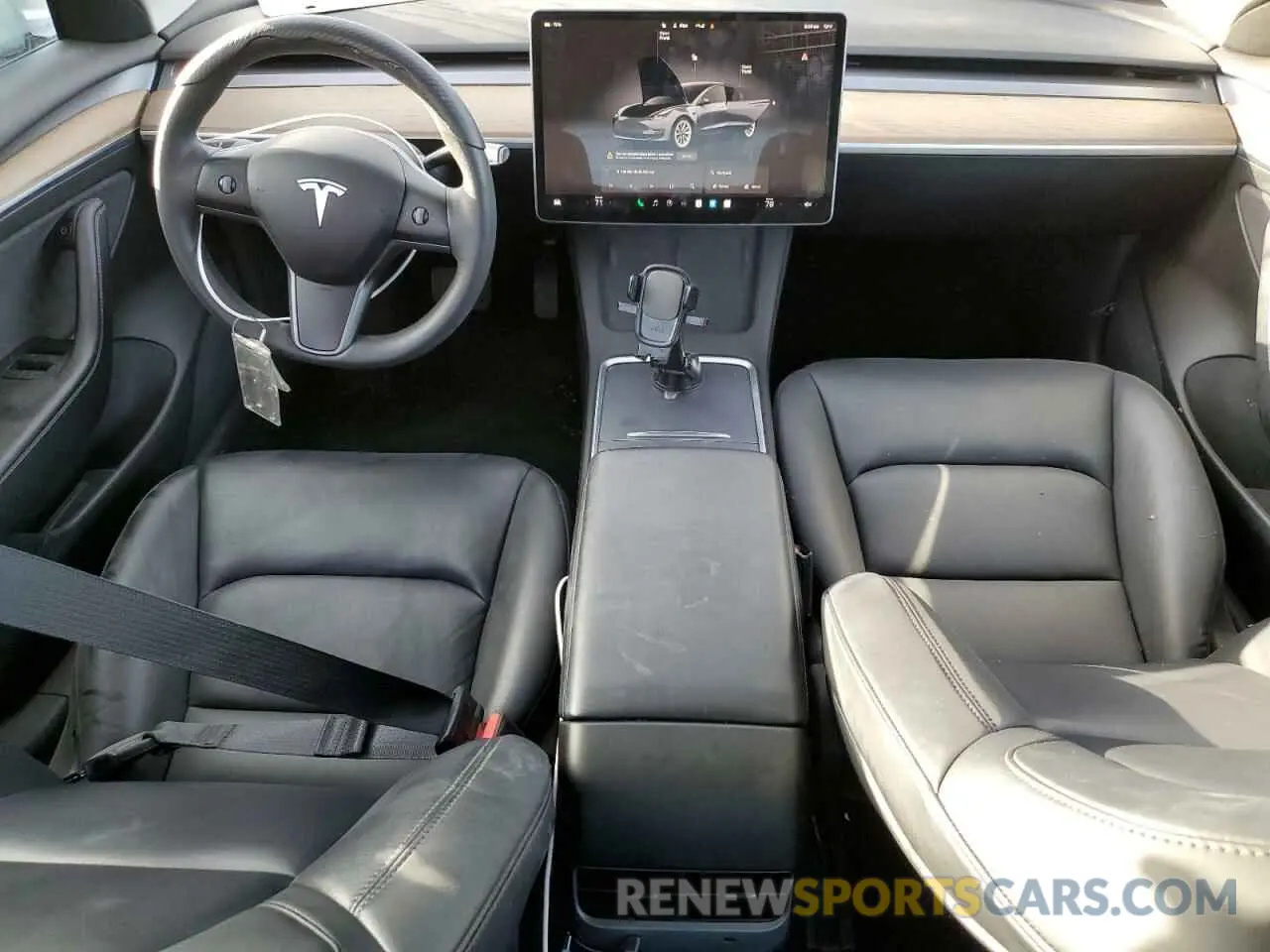 8 Photograph of a damaged car 5YJ3E1EAXNF286406 TESLA MODEL 3 2022