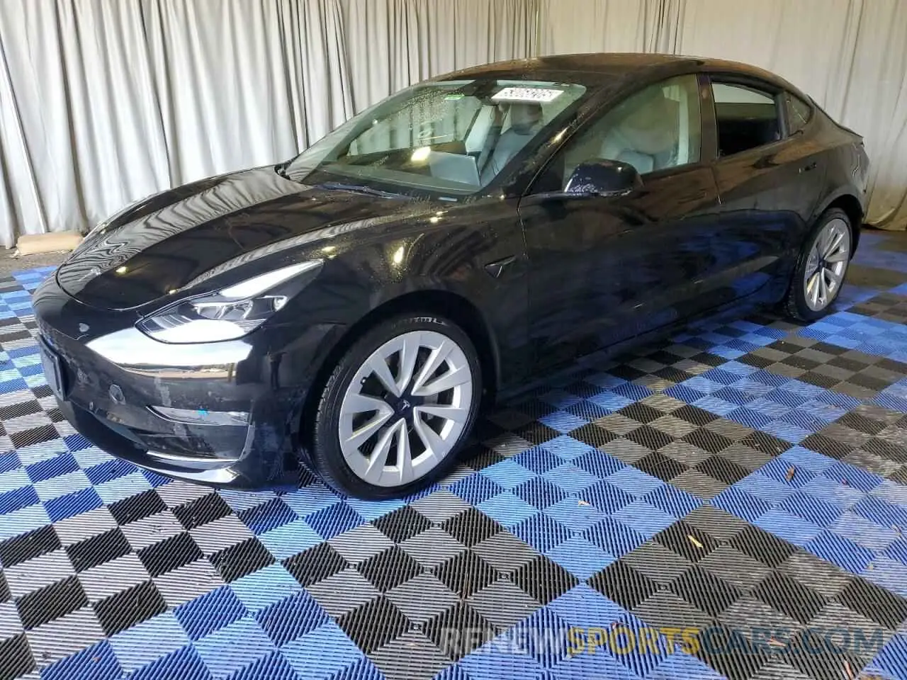 1 Photograph of a damaged car 5YJ3E1EAXNF287491 TESLA MODEL 3 2022