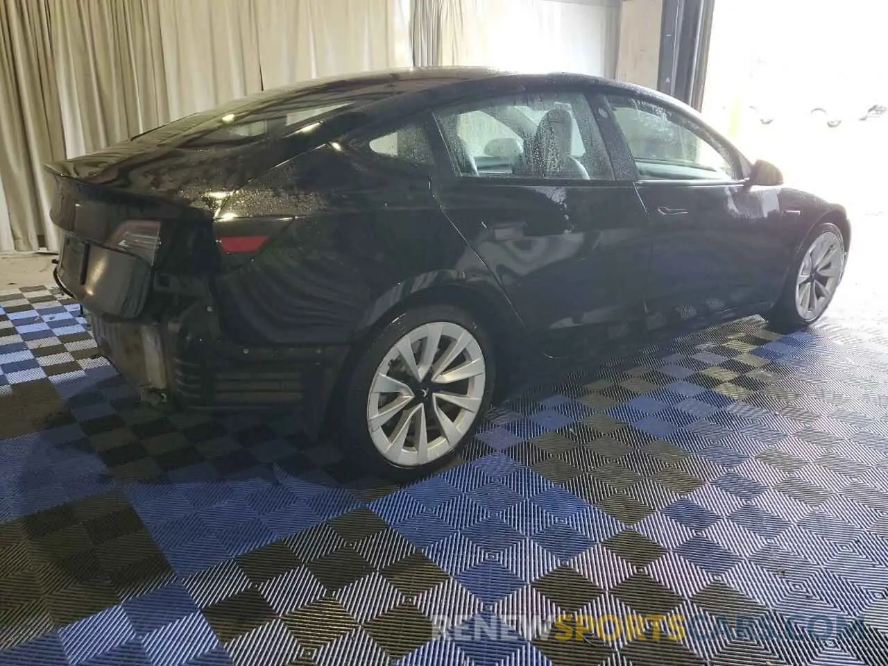 3 Photograph of a damaged car 5YJ3E1EAXNF287491 TESLA MODEL 3 2022