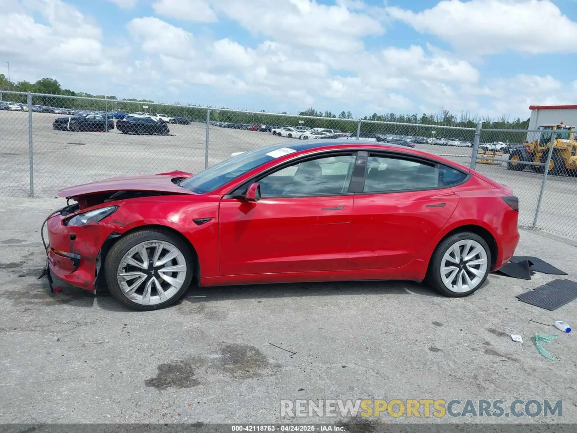 13 Photograph of a damaged car 5YJ3E1EAXNF288351 TESLA MODEL 3 2022