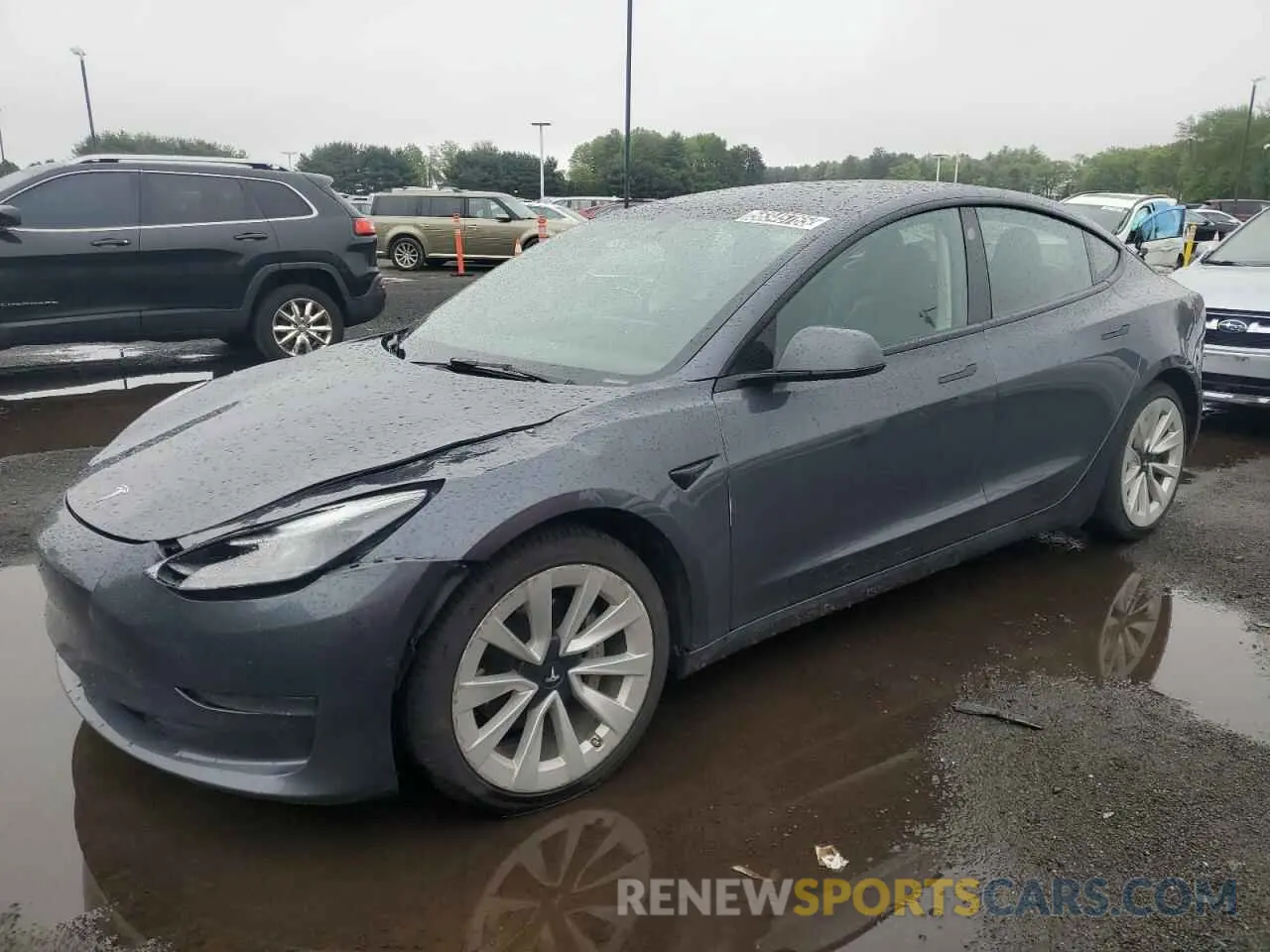 1 Photograph of a damaged car 5YJ3E1EAXNF289919 TESLA MODEL 3 2022