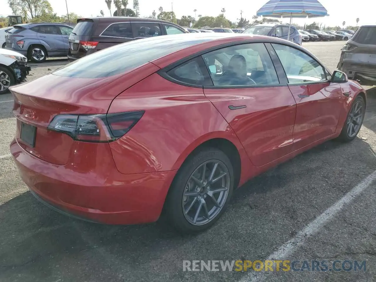 3 Photograph of a damaged car 5YJ3E1EAXNF290519 TESLA MODEL 3 2022