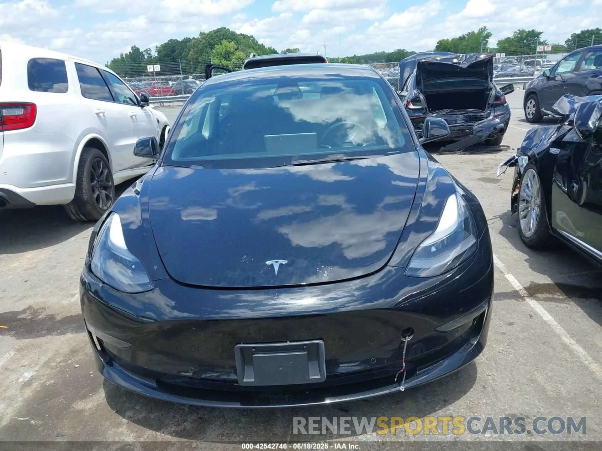 12 Photograph of a damaged car 5YJ3E1EAXNF291170 TESLA MODEL 3 2022